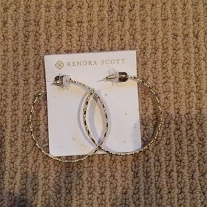 Kendra Scott Gold Metal Hoops